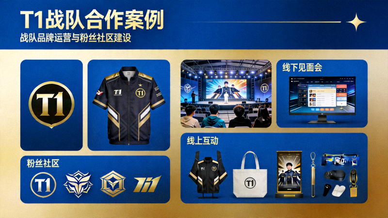 T1战队合作案例 - 战队品牌运营与粉丝社区建设